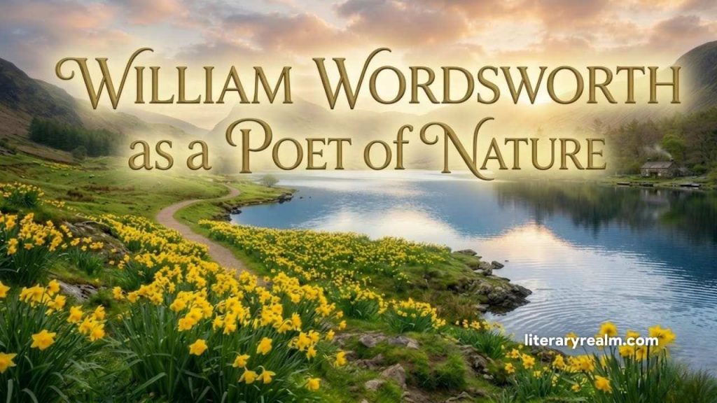 Discuss William Wordsworth as a Poet of Nature
