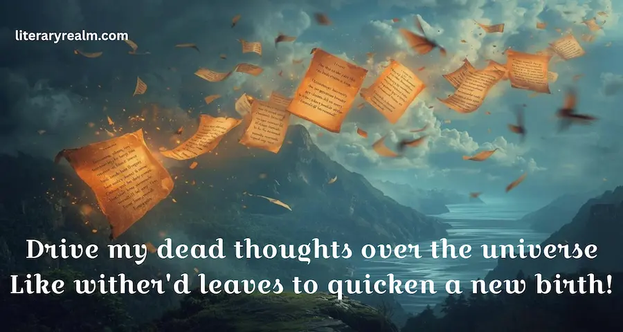 Ode to the West Wind by Percy Bysshe Shelley Summary