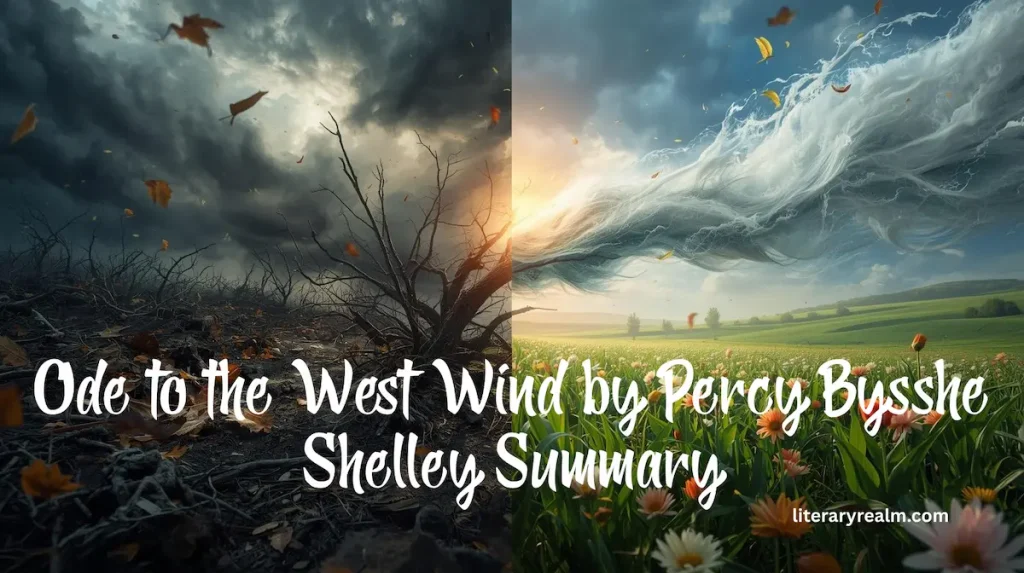 Ode to the West Wind by Percy Bysshe Shelley Summary
