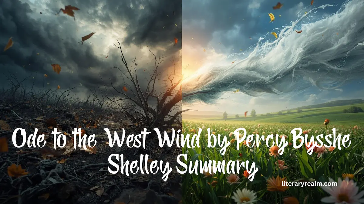 Ode to the West Wind by Percy Bysshe Shelley Summary