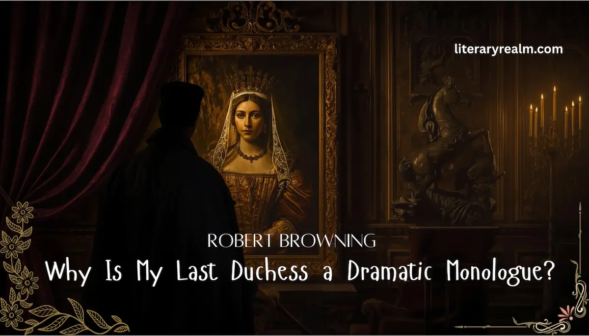 Why Is My Last Duchess a Dramatic Monologue? Full Analysis