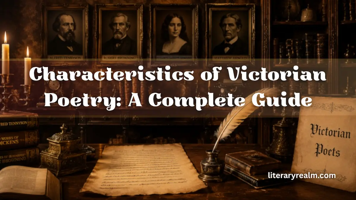 Characteristics of Victorian Poetry: A Complete Guide with Examples